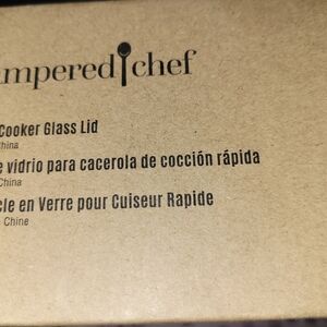 Pampered Chef Quick Cooker Glass Lid